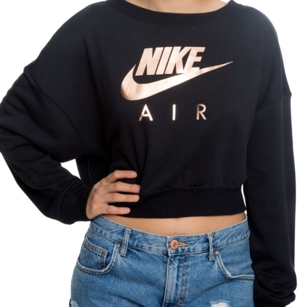 Nike Womens Lightweight Crewneck Sweatshirt Sportswear Air Crew